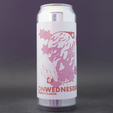 This is a can of Baron - On Wednesdays - 5.2% (500ml). It is a Lager / Pilsner / Kölsch craft beer available to buy from Ghost Whale, voted London's best craft beer shop.
