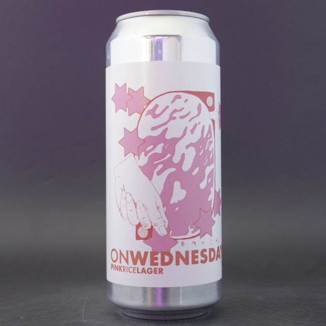 This is a can of Baron - On Wednesdays - 5.2% (500ml). It is a Lager / Pilsner / Kölsch craft beer available to buy from Ghost Whale, voted London's best craft beer shop.