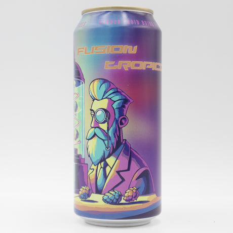 This is a can of BreWskey - Fusion Tropicale - 6.5% (473ml). It is a IPA craft beer available to buy from Ghost Whale, voted London's best craft beer shop.