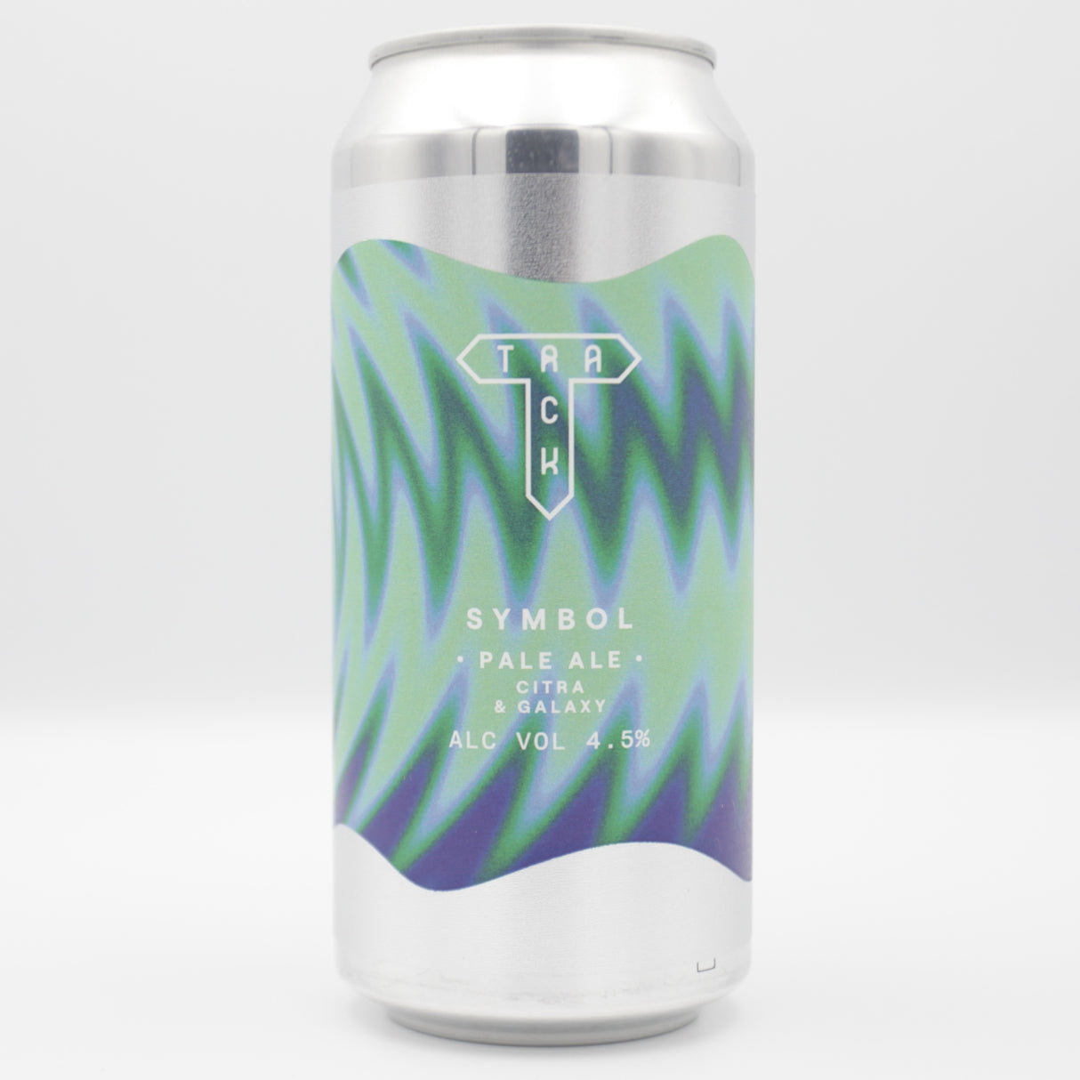 This is a can of Track - Symbol - 4.5% (440ml). It is a Pale Ale craft beer available to buy from Ghost Whale, voted London's best craft beer shop.