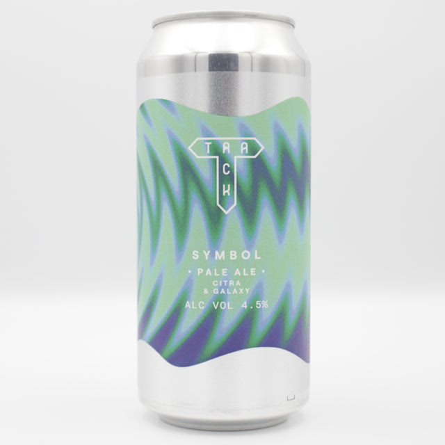 This is a can of Track - Symbol - 4.5% (440ml). It is a Pale Ale craft beer available to buy from Ghost Whale, voted London's best craft beer shop.