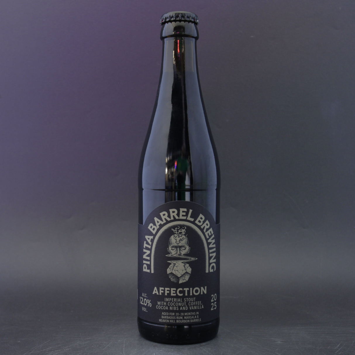 This is a bottle of Pinta - Affection (2025) - 12% (330ml). It is a Imperial Stout / Porter craft beer available to buy from Ghost Whale, voted London's best craft beer shop.