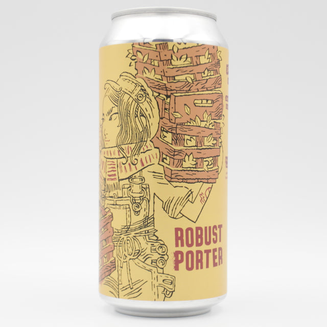 This is a can of Burning Sky - Robust Porter - 5.8% (440ml). It is a Stout / Porter craft beer available to buy from Ghost Whale, voted London's best craft beer shop.