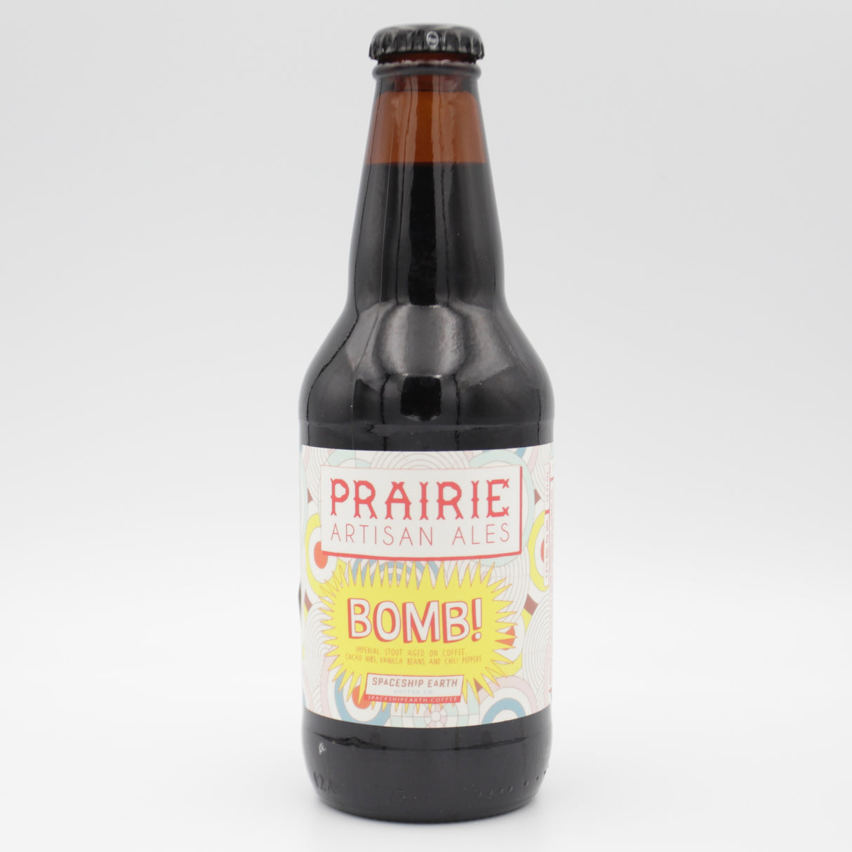 This is a bottle of Prairie - Bomb! - 13% (375ml). It is a Imperial Stout / Porter craft beer available to buy from Ghost Whale, voted London's best craft beer shop.