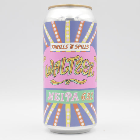 This is a can of Pretty Decent / Pressure Drop - Waltzer - 6.5% (440ml). It is a IPA craft beer available to buy from Ghost Whale, voted London's best craft beer shop.