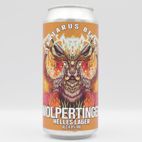 This is a can of Tartarus - Wolpertinger - 4% (440ml). It is a Lager / Pilsner / Kölsch craft beer available to buy from Ghost Whale, voted London's best craft beer shop.
