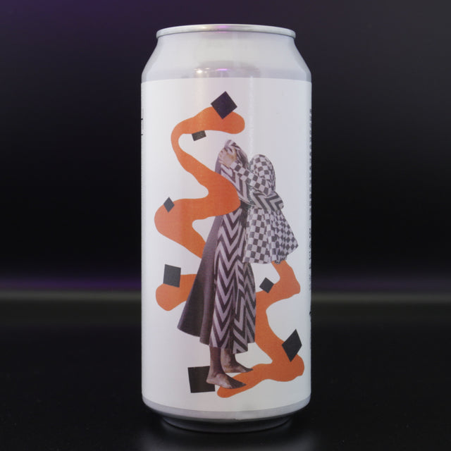 This is a can of Whiplash - Melody Noir - 7.2% (440ml). It is a Stout / Porter craft beer available to buy from Ghost Whale, voted London's best craft beer shop.