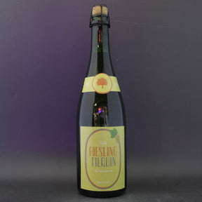 This is a sharing bottle of Tilquin - Oude Riesling Tilquin à l'Ancienne - 7.7% (750ml). It is a Lambic craft beer available to buy from Ghost Whale, voted London's best craft beer shop.