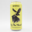 This is a can of Pentrich - By The Throat - 6.5% (440ml). It is a IPA craft beer available to buy from Ghost Whale, voted London's best craft beer shop.