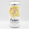 This is a can of Pastore - Just Like Honeybush - 5.6% (440ml). It is a Wild Ale craft beer available to buy from Ghost Whale, voted London's best craft beer shop.