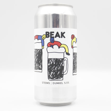 This is a can of Beak - Steins - 5.5% (440ml). It is a Lager / Pilsner / Kölsch craft beer available to buy from Ghost Whale, voted London's best craft beer shop.