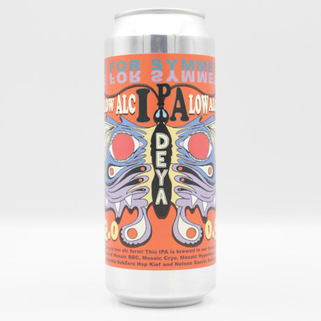 This is a can of DEYA - Eye For Symmetry - 0.5% (500ml). It is a Pale Ale craft beer available to buy from Ghost Whale, voted London's best craft beer shop.