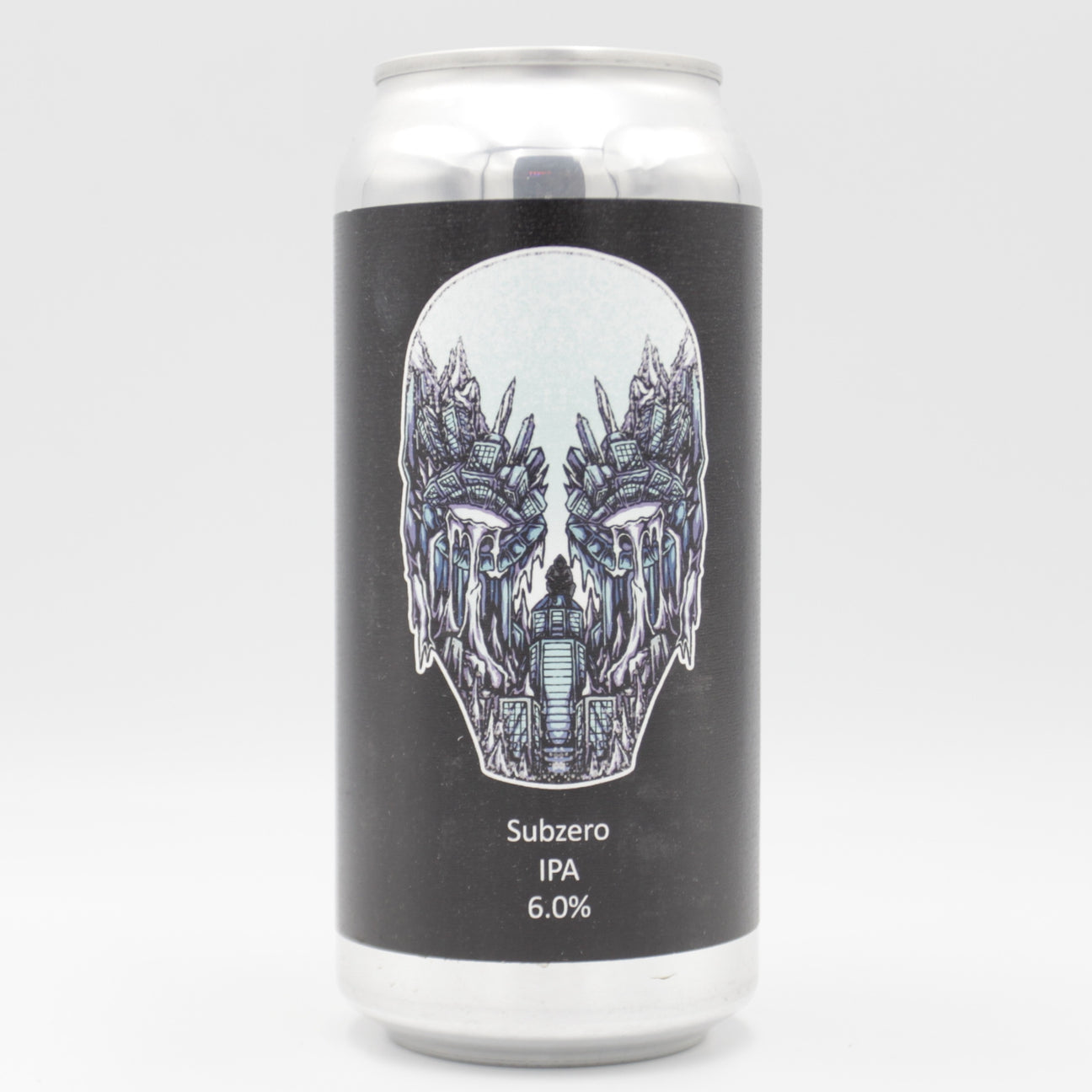 This is a can of Dark Element - Subzero - 6% (440ml). It is a IPA craft beer available to buy from Ghost Whale, voted London's best craft beer shop.