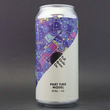 This is a can of Full Circle Brew Co - Part Time Model - 4.8% (440ml). It is a Pale Ale craft beer available to buy from Ghost Whale, voted London's best craft beer shop.