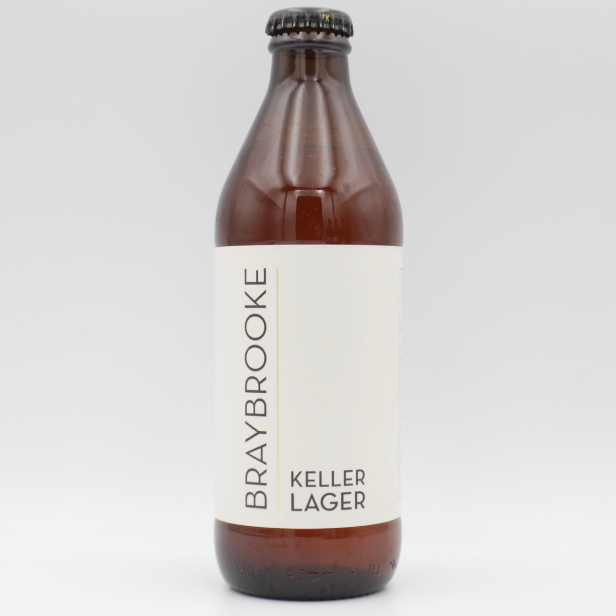 This is a bottle of Braybrooke - Keller Lager - 4.8% (330ml). It is a Lager / Pilsner / Kölsch craft beer available to buy from Ghost Whale, voted London's best craft beer shop.