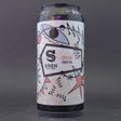 This is a can of Siren - Zipline - 5.8% (440ml). It is a IPA craft beer available to buy from Ghost Whale, voted London's best craft beer shop.