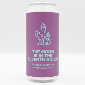 This is a can of Pomona Island - The Moon Is The Seventh House - 5% (440ml). It is a Sour craft beer available to buy from Ghost Whale, voted London's best craft beer shop.