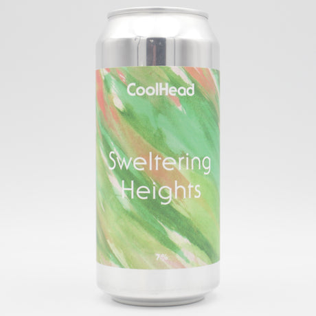 This is a can of Coolhead Brew - Sweltering Heights - 7% (440ml). It is a IPA craft beer available to buy from Ghost Whale, voted London's best craft beer shop.