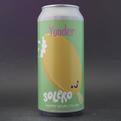 This is a can of Yonder - Solero - 5% (440ml). It is a Sour craft beer available to buy from Ghost Whale, voted London's best craft beer shop.