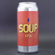 This is a can of Garage Beer Co - Soup - 6% (440ml). It is a IPA craft beer available to buy from Ghost Whale, voted London's best craft beer shop.