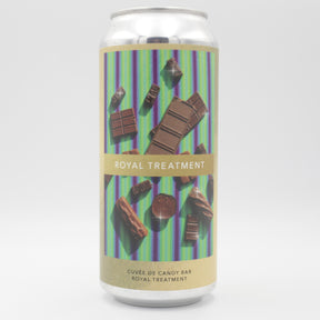 This is a can of Evil Twin - Cuvée De Candy Bar Royal Treatment - 13% (473ml). It is a Imperial Stout / Porter craft beer available to buy from Ghost Whale, voted London's best craft beer shop.