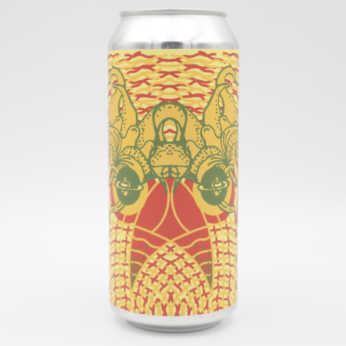 This is a can of Tired Hands / Omnipollo - Mango Double Milkshake IPA - 9.7% (473ml). It is a Triple IPA craft beer available to buy from Ghost Whale, voted London's best craft beer shop.