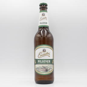 This is a bottle of Einsiedler - Pilsener - 4.9% (500ml). It is a Lager / Pilsner / Kölsch craft beer available to buy from Ghost Whale, voted London's best craft beer shop.