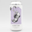 This is a can of Factory Brewing / Left Handed Giant - Night Cap - 8% (440ml). It is a Double IPA craft beer available to buy from Ghost Whale, voted London's best craft beer shop.