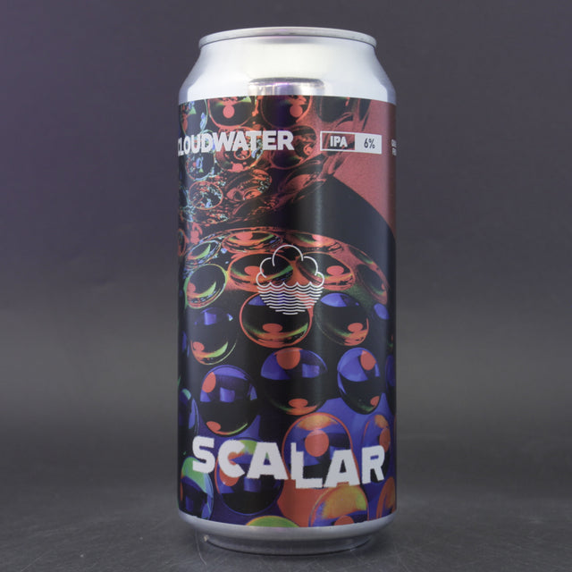 This is a can of Cloudwater - Scalar - 6% (440ml). It is a IPA craft beer available to buy from Ghost Whale, voted London's best craft beer shop.