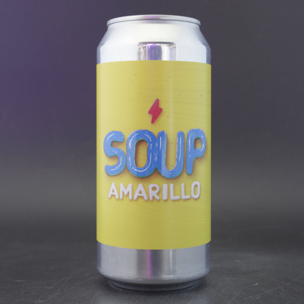 This is a can of Garage Beer Co - Soup: Amarillo - 7% (440ml). It is a IPA craft beer available to buy from Ghost Whale, voted London's best craft beer shop.