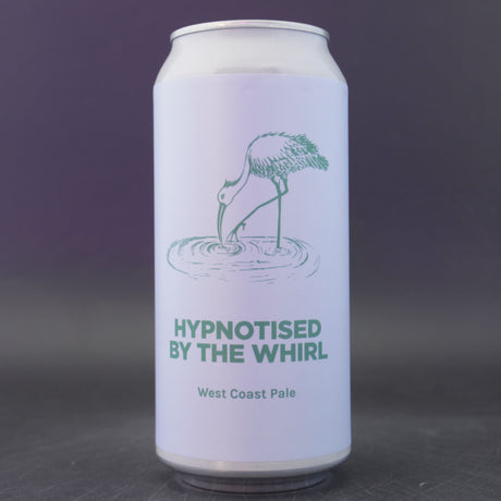 This is a can of Pomona Island - Hypnotised By The Whirl - 5.2% (440ml). It is a Pale Ale craft beer available to buy from Ghost Whale, voted London's best craft beer shop.