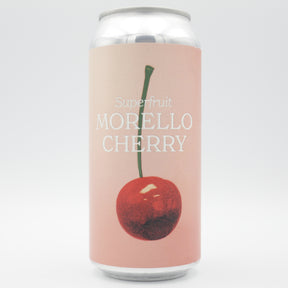 This is a can of UnBarred - Morello Cherry Sour - 3.3% (440ml). It is a Sour craft beer available to buy from Ghost Whale, voted London's best craft beer shop.