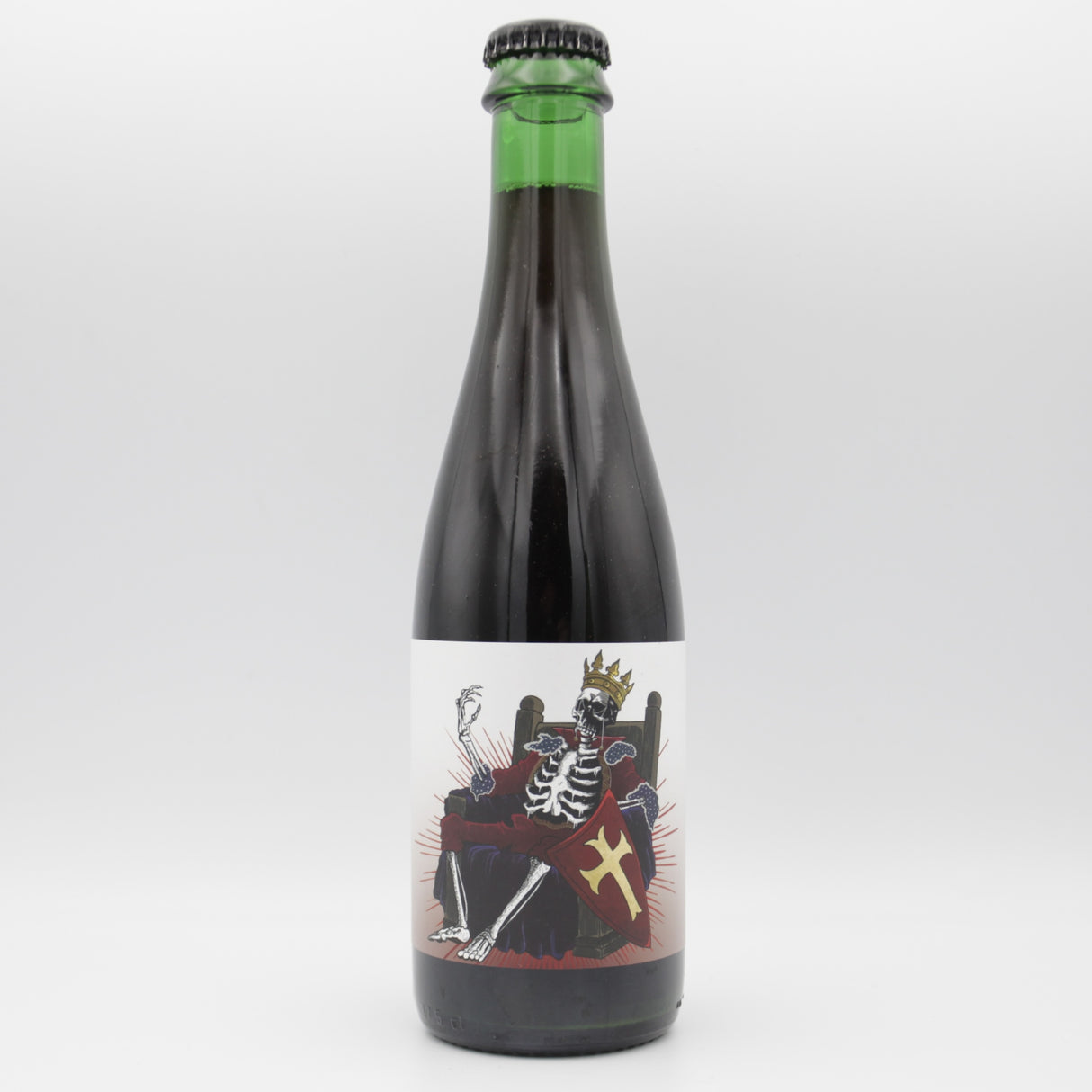 This is a bottle of Holy Goat - Blood Reign - 7% (375ml). It is a Wild Ale craft beer available to buy from Ghost Whale, voted London's best craft beer shop.
