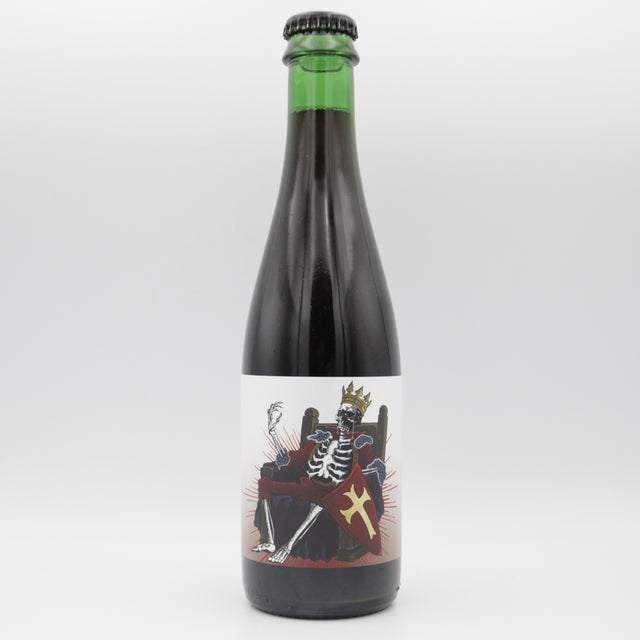 This is a bottle of Holy Goat - Blood Reign - 7% (375ml). It is a Wild Ale craft beer available to buy from Ghost Whale, voted London's best craft beer shop.