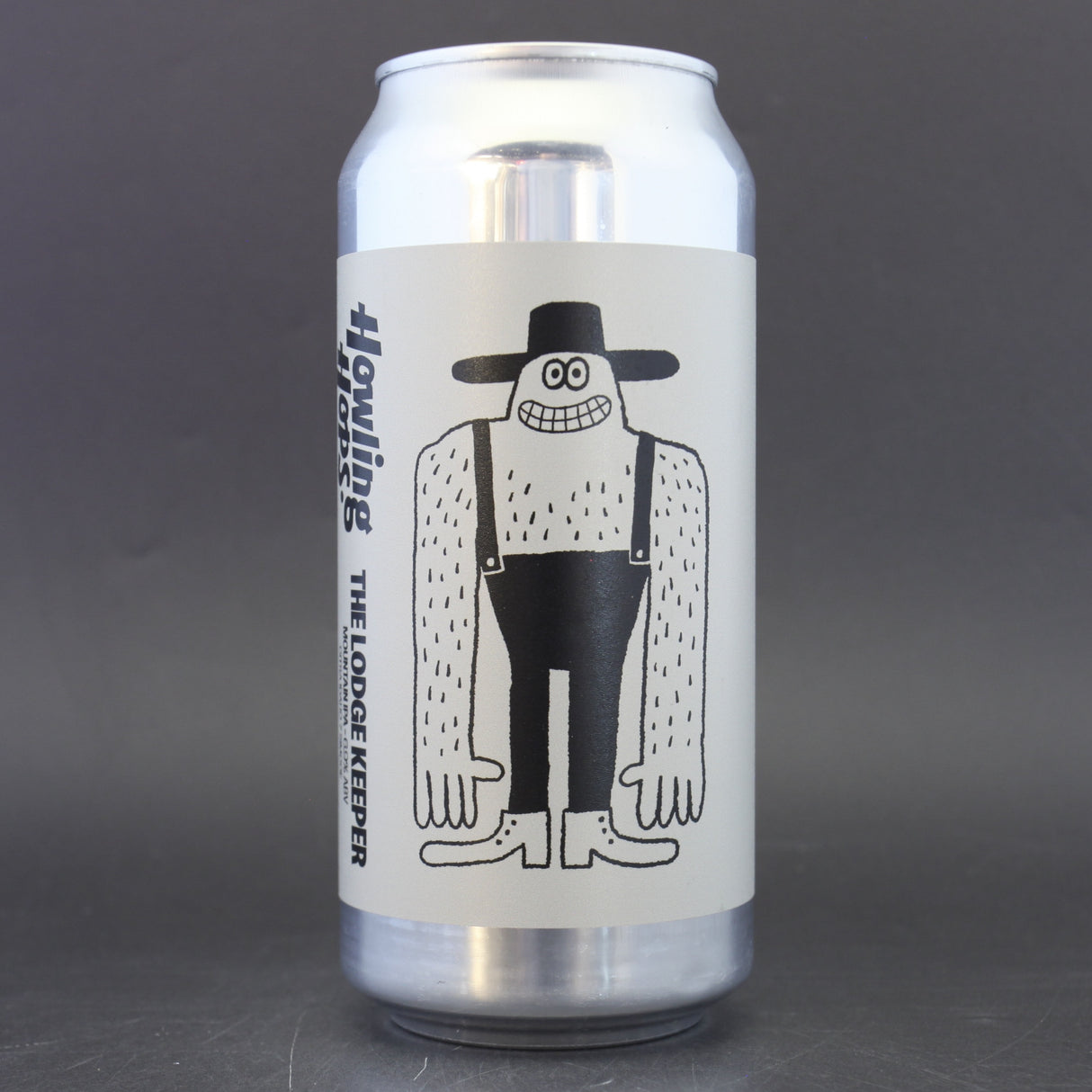 This is a can of Howling Hops - The Lodge Keeper - 6.9% (440ml). It is a IPA craft beer available to buy from Ghost Whale, voted London's best craft beer shop.