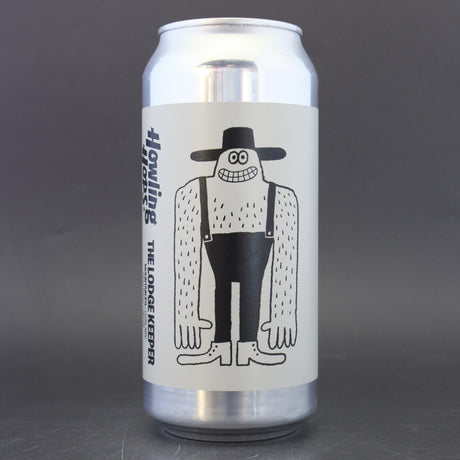 This is a can of Howling Hops - The Lodge Keeper - 6.9% (440ml). It is a IPA craft beer available to buy from Ghost Whale, voted London's best craft beer shop.