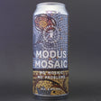 This is a can of Marble Beers - Modus Mosaic - 3.4% (500ml). It is a Pale Ale craft beer available to buy from Ghost Whale, voted London's best craft beer shop.