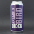 This is a can of Nightingale - Bramble Bird - 3.4% (440ml). It is a  craft cider available to buy from Ghost Whale, voted London's best craft beer shop.