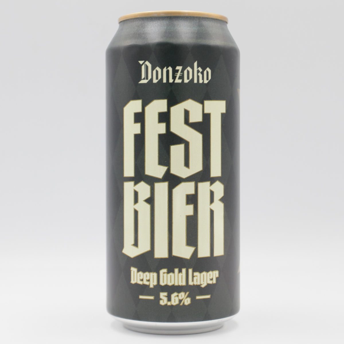 This is a can of Donzoko - Festbier 2026 - 5.6% (440ml). It is a Lager / Pilsner / Kölsch craft beer available to buy from Ghost Whale, voted London's best craft beer shop.