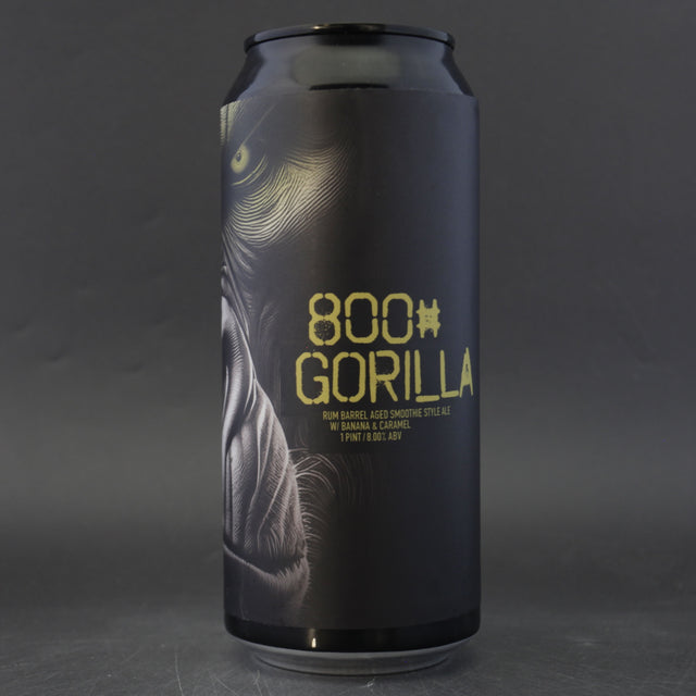 This is a can of Ill Will - 800# Gorilla - 5.5% (473ml). It is a Sour craft beer available to buy from Ghost Whale, voted London's best craft beer shop.