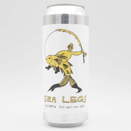 This is a can of Baron - Sea Legs - 8.2% (500ml). It is a Double IPA craft beer available to buy from Ghost Whale, voted London's best craft beer shop.
