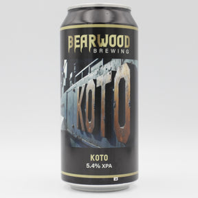 This is a can of Bearwood - Koto - 5.4% (440ml). It is a Pale Ale craft beer available to buy from Ghost Whale, voted London's best craft beer shop.