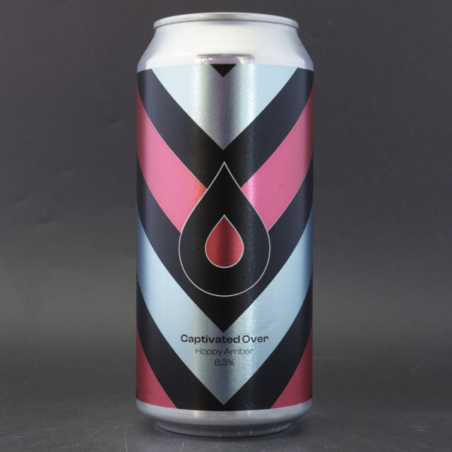 This is a can of Polly's Brew Co - Captivated Over - 6.3% (440ml). It is a Red / Amber Ale craft beer available to buy from Ghost Whale, voted London's best craft beer shop.