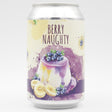 This is a can of Alchemik - Berry Naughty: Blueberry & Banana - 5.5% (330ml). It is a Sour craft beer available to buy from Ghost Whale, voted London's best craft beer shop.