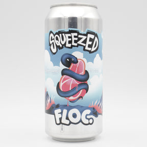 This is a can of Floc / Tripping Animals - Squeezed: Double IPA - 8% (440ml). It is a Double IPA craft beer available to buy from Ghost Whale, voted London's best craft beer shop.