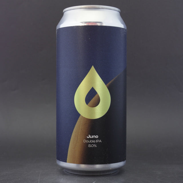 This is a can of Polly's Brew Co - Juno - 8% (440ml). It is a Double IPA craft beer available to buy from Ghost Whale, voted London's best craft beer shop.