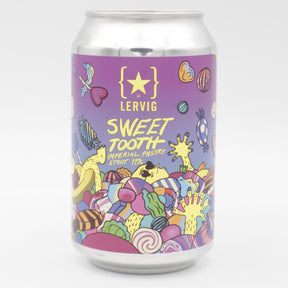 This is a can of Lervig - Sweet Tooth - 11% (330ml). It is a Imperial Stout / Porter craft beer available to buy from Ghost Whale, voted London's best craft beer shop.