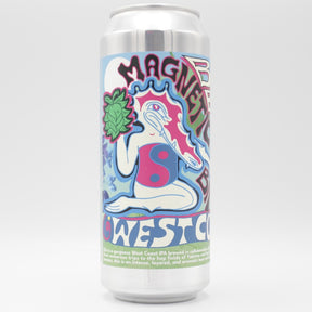 This is a can of DEYA - Magnetic Bines - 7% (500ml). It is a IPA craft beer available to buy from Ghost Whale, voted London's best craft beer shop.
