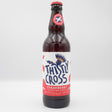 This is a bottle of Thistly Cross - Strawberry - 4% (500ml). It is a  craft cider available to buy from Ghost Whale, voted London's best craft beer shop.