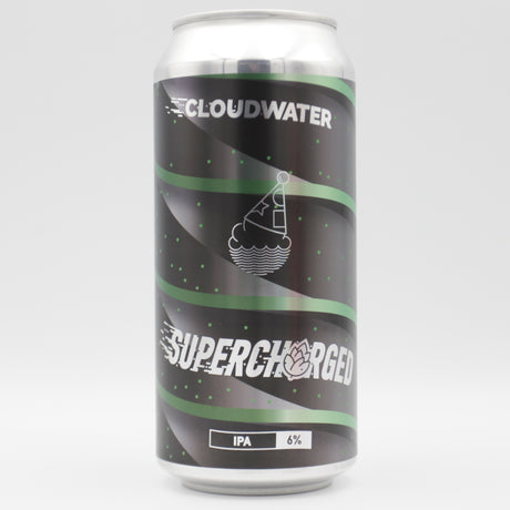 This is a can of Cloudwater - 11th Birthday Supercharged IPA - 6% (440ml). It is a IPA craft beer available to buy from Ghost Whale, voted London's best craft beer shop.